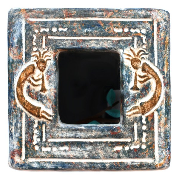 Spiegel KOKOPELI, Keramik