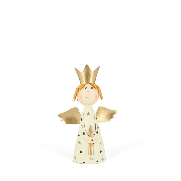 Figur ENGEL KERZE, Metall
