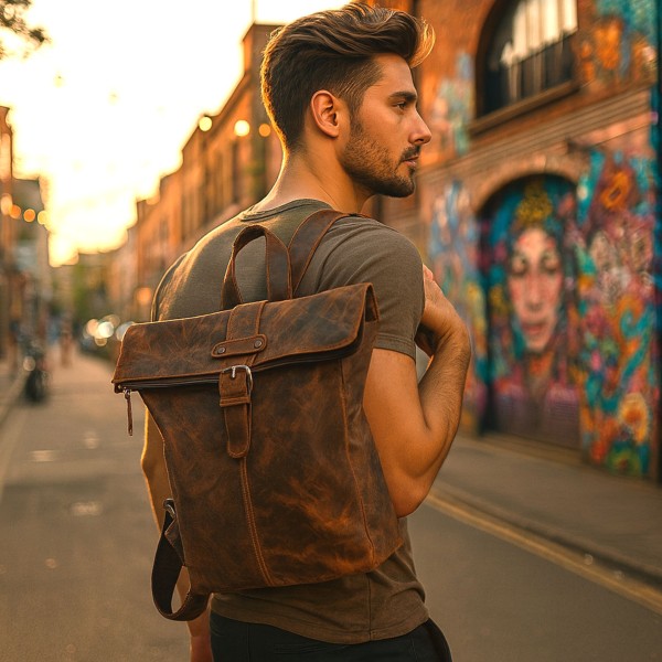 Rucksack HUNTER, Hunter-Leder