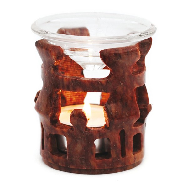 Duftöllampe FAMILIENKREIS, Speckstein