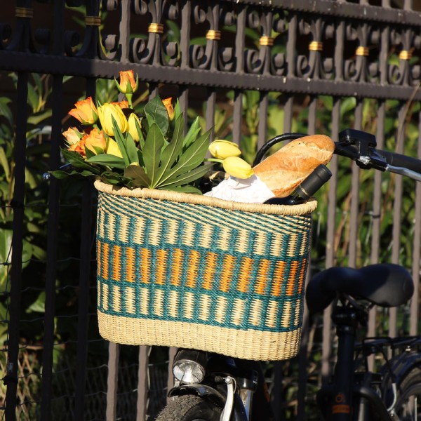 Fahrradkorb AMSTERDAM, Steppengras