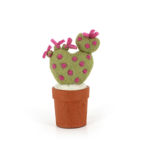 Deko KAKTUS I, Filz, Pappe