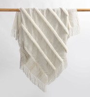Decke WOLLWEISS, Alpaka-Wolle