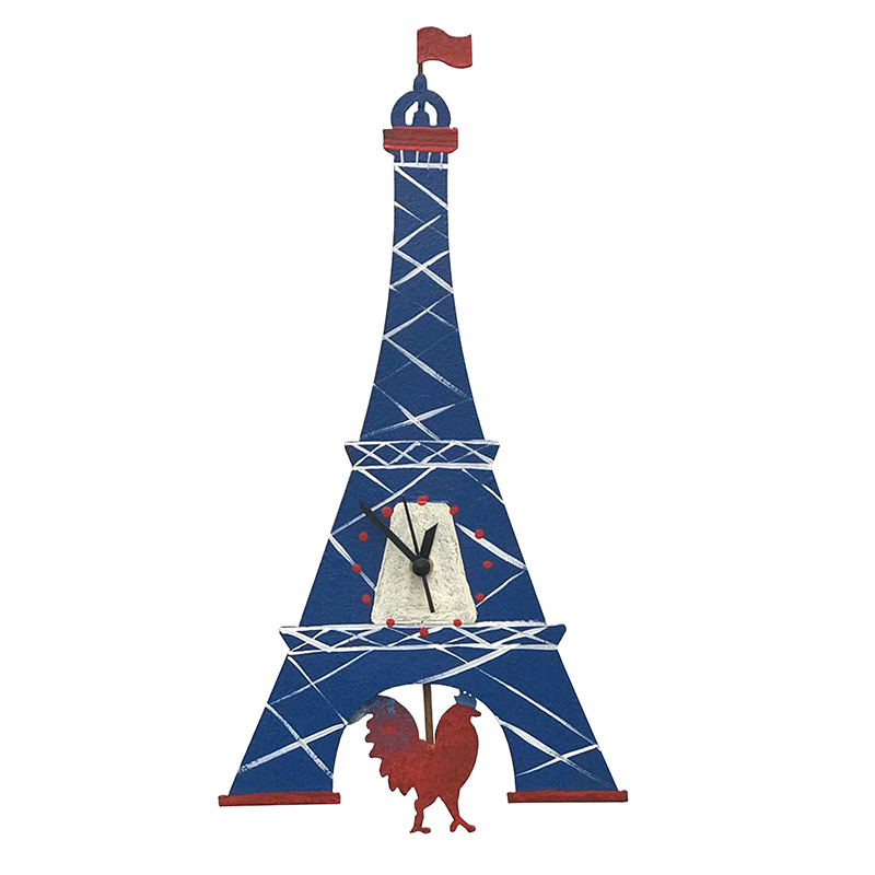 Uhr Wanduhr klein PARIS 1889 Eiffelturm