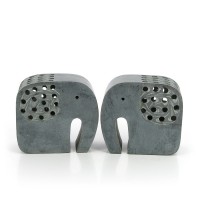 Buchstützen ELEPHANTS, Palewa-Stein