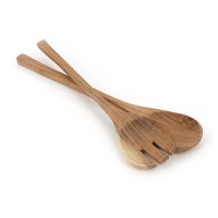 Salatbesteck OVAL, Akazienholz Salatbesteck OVAL, Akazienholz