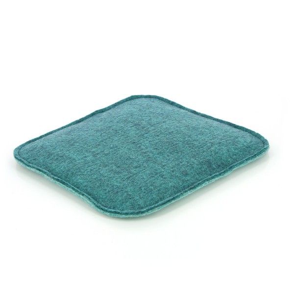 Zweifarbige Sitzmatte OZEAN+AQUA, Filz