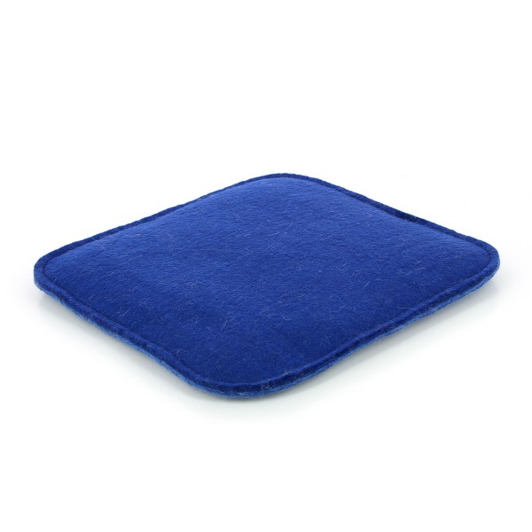Zweifarbige Sitzmatte BLAU+MITTELBLAU, Filz