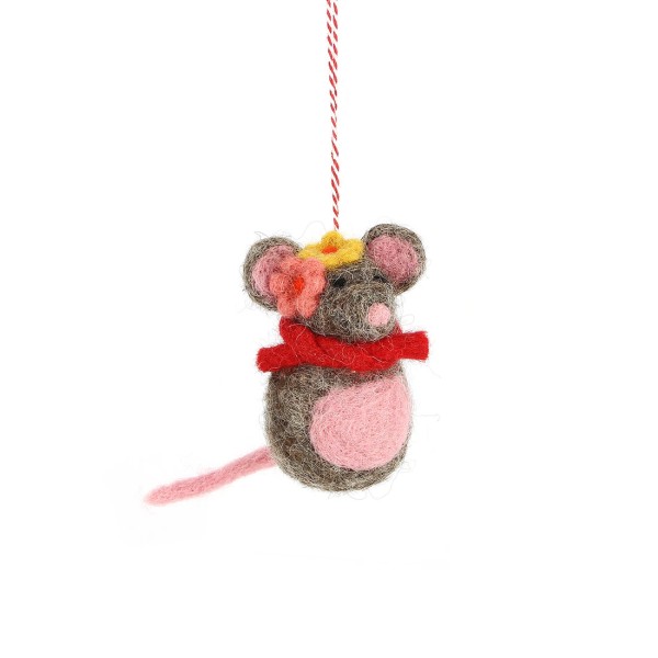 Anhänger MAUS ROSI, Filz