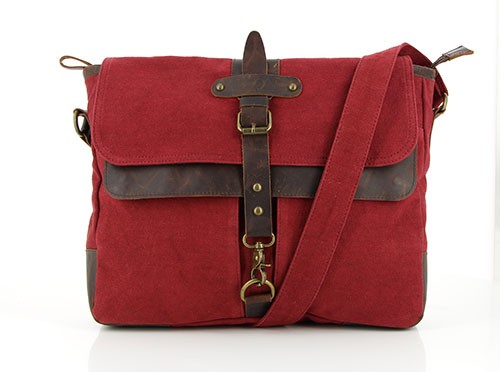 Collegetasche KIM, Canvas/Ökoleder, 2. Wahl