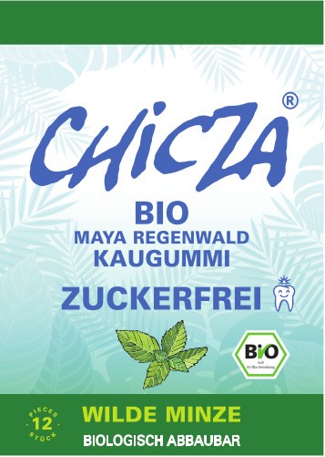 Bio-Kaugummi ZUCKERFREI Wilde Minze