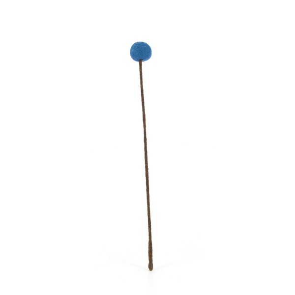Blume POM GROSS ENZIANBLAU, Filz