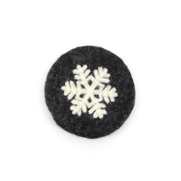 Untersetzer SCHNEEFLOCKE, Filz