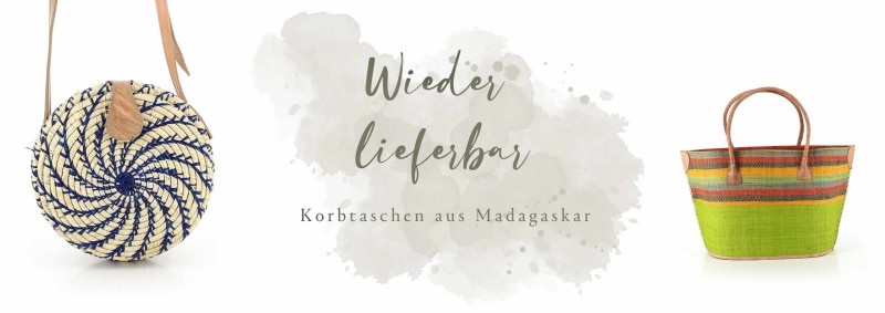 Wieder lieferbar: Korbtaschen