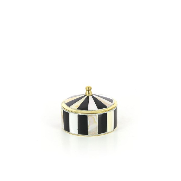 Döschen BLACK M, Perlmutt, Messing