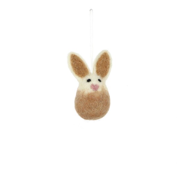 Anhänger HASE BEIGE, Filz
