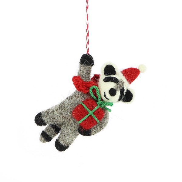 Anhänger WASCHBÄR GESCHENK, Filz