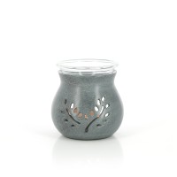 Duftöl-Lampe ZWEIGE GRAU, Palewa-Stein