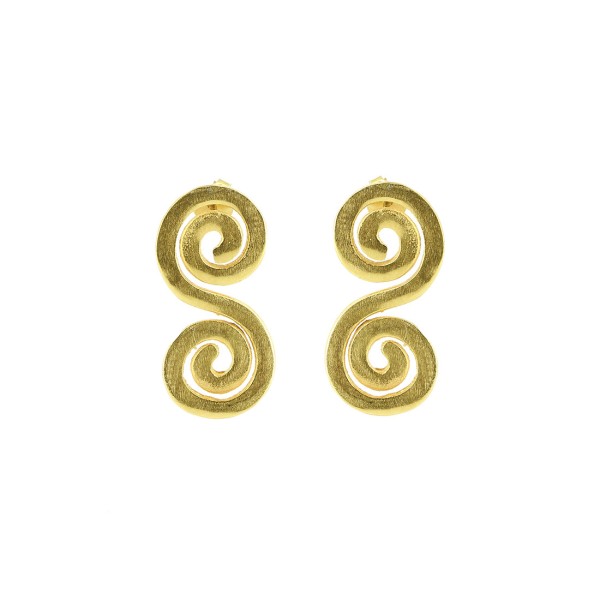 Ohrstecker ADYA, 925er Silber, vergoldet