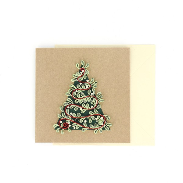 Grußkarte WEIHNACHTSBAUM, Papier