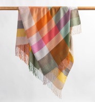 Decke BUNT, Alpaka-Wolle