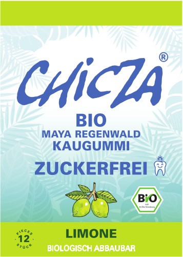 Bio-Kaugummi ZUCKERFREI Limone