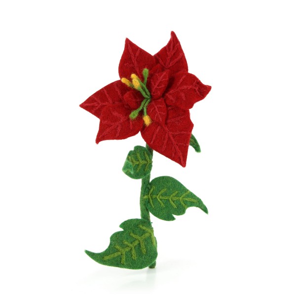 Blume WEIHNACHTSSTERN, Filz