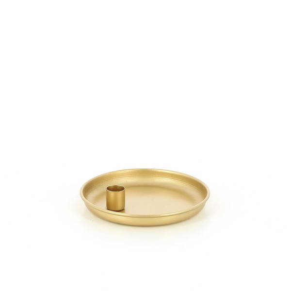 Kerzenhalter SOLO GOLD, Eisenblech