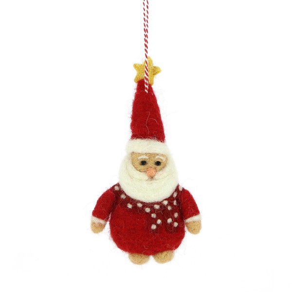 Anhänger WEIHNACHTSMANN, Filz